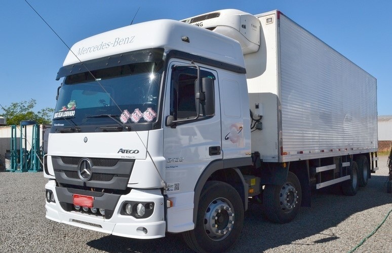 Mb Atego 2430 2018 Bitruck /câmara Frigorifica